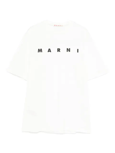 Marni Kids logo-print cotton T-shirt