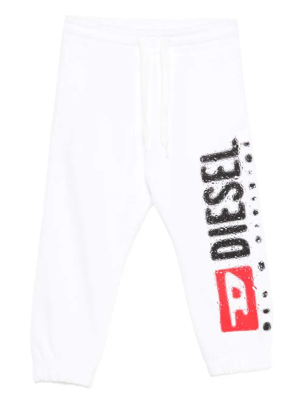Diesel Kids logo-print track pants Wit