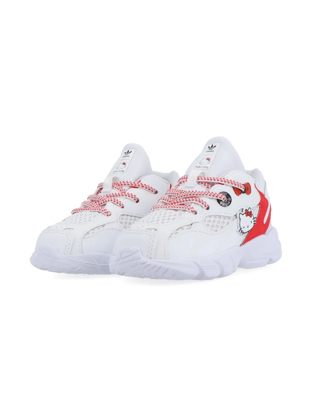 Adidas Kids hello-kitty lace-up sneakers - Wit