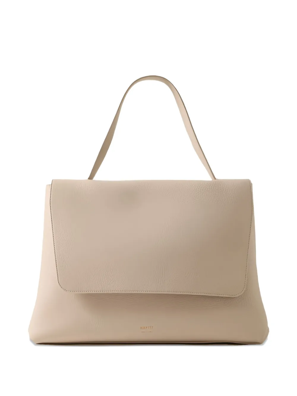 KHAITE Large Lia top-handle leather tote bag Beige