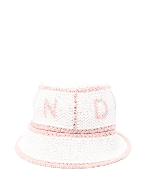 Fendi Kids gorro de pescador con logo