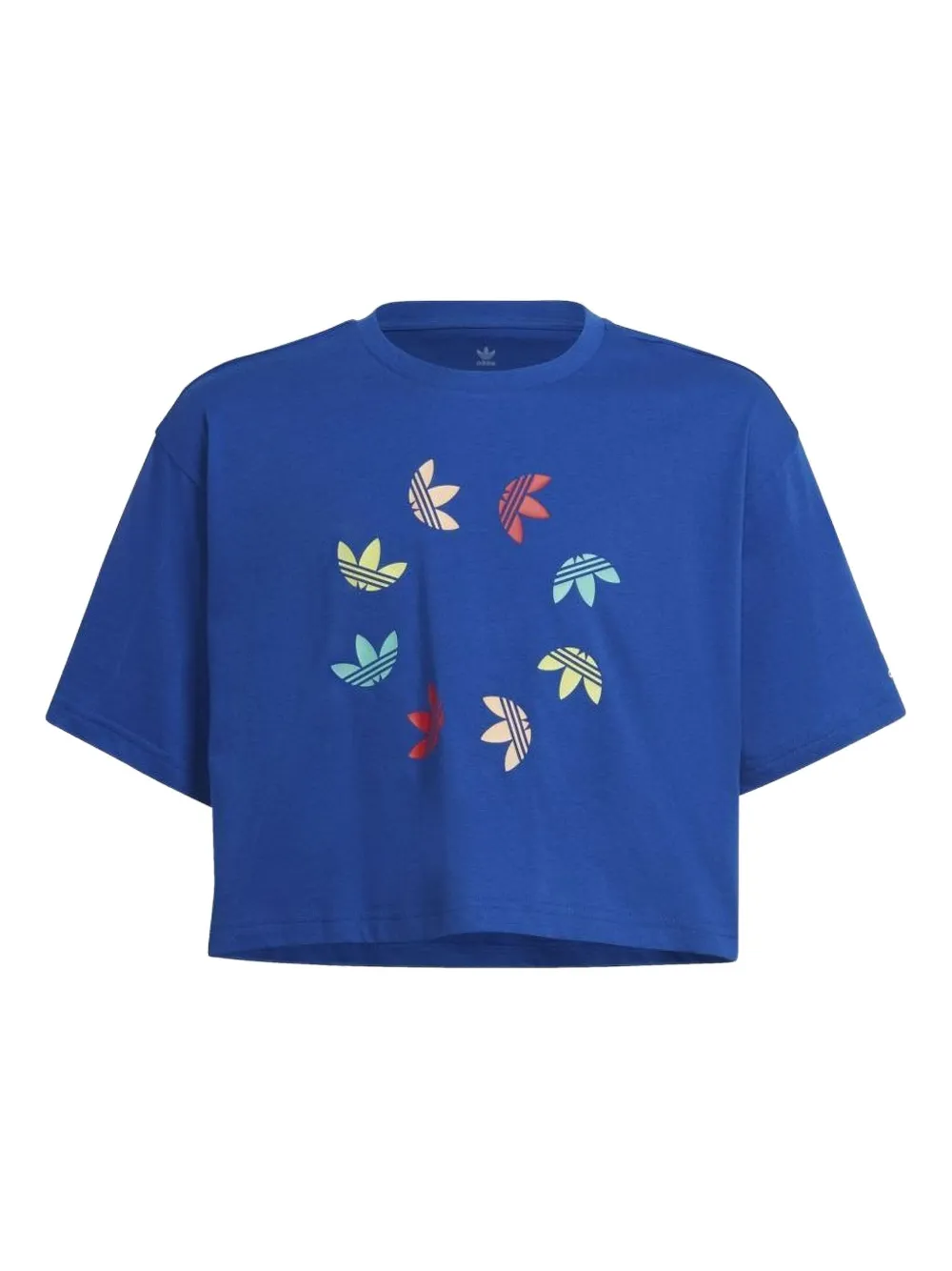 adidas Kids trefoil-logo T-shirt - ブルー adidas Kids trefoil-logo T-shirt - ブルー