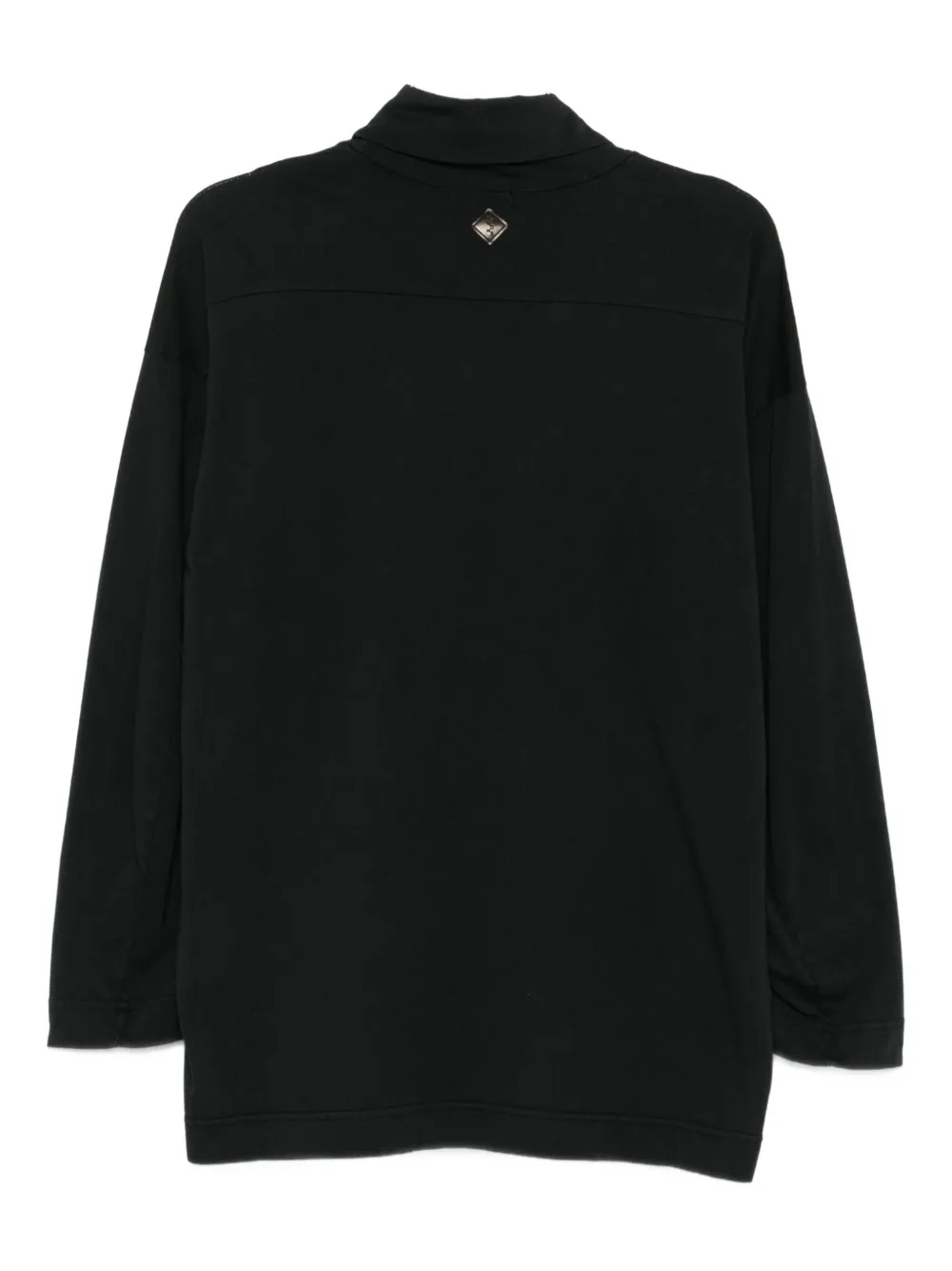 Haikure high-neck cotton top | Knitted Sweaters | Image 2