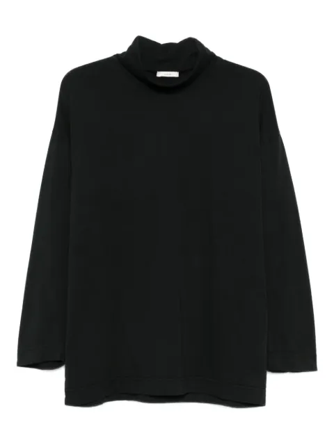 Haikure high-neck cotton top