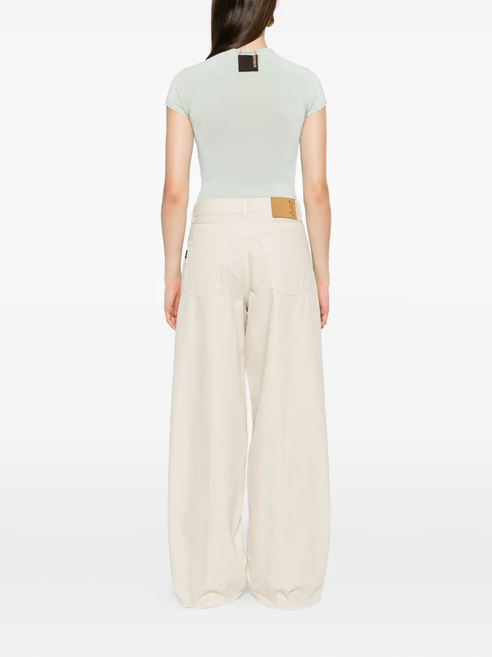Haikure Jeans met vijf zakken Wit
