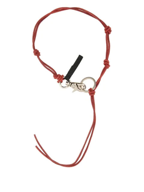OUR LEGACY knotted leather keyring