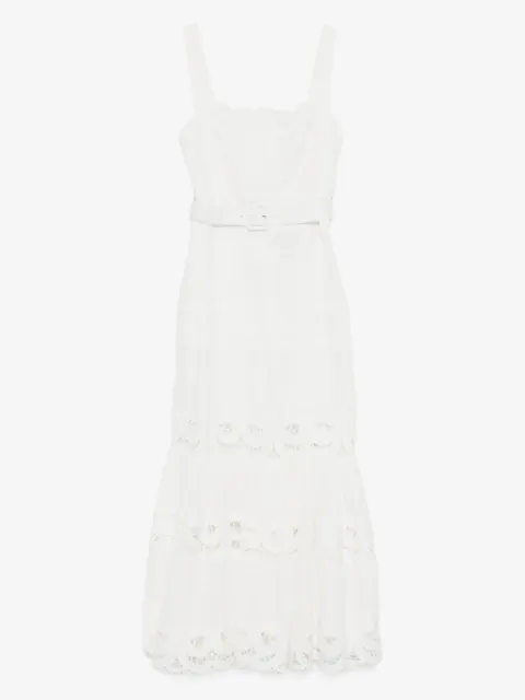 Self-Portrait lace-trimmed dress