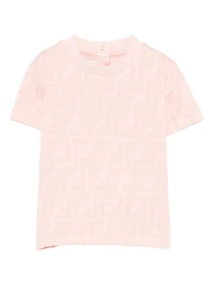 Fendi Kids ロゴ Tシャツ | ピンク | FARFETCH JP