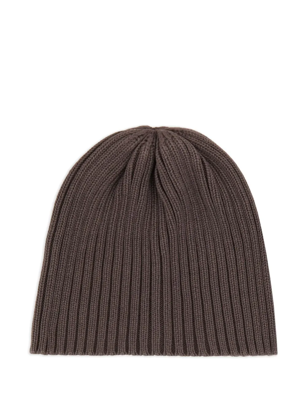 ribbed cotton beanie