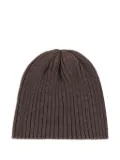 OUR LEGACY ribbed cotton beanie - Brown