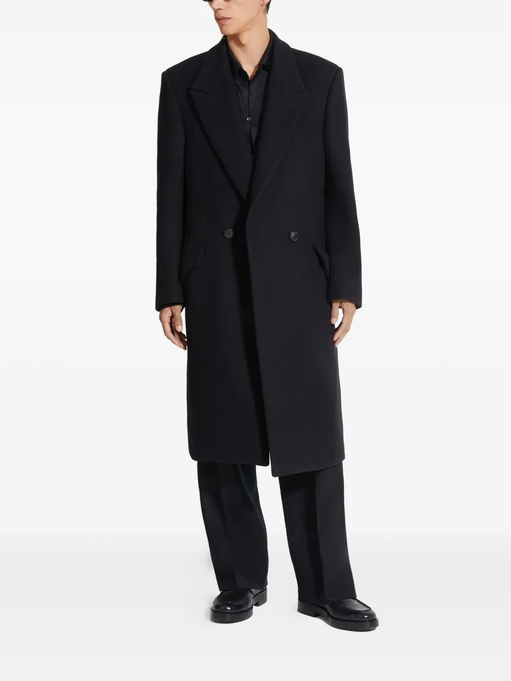 Zegna Wollen plooibroek - Zwart