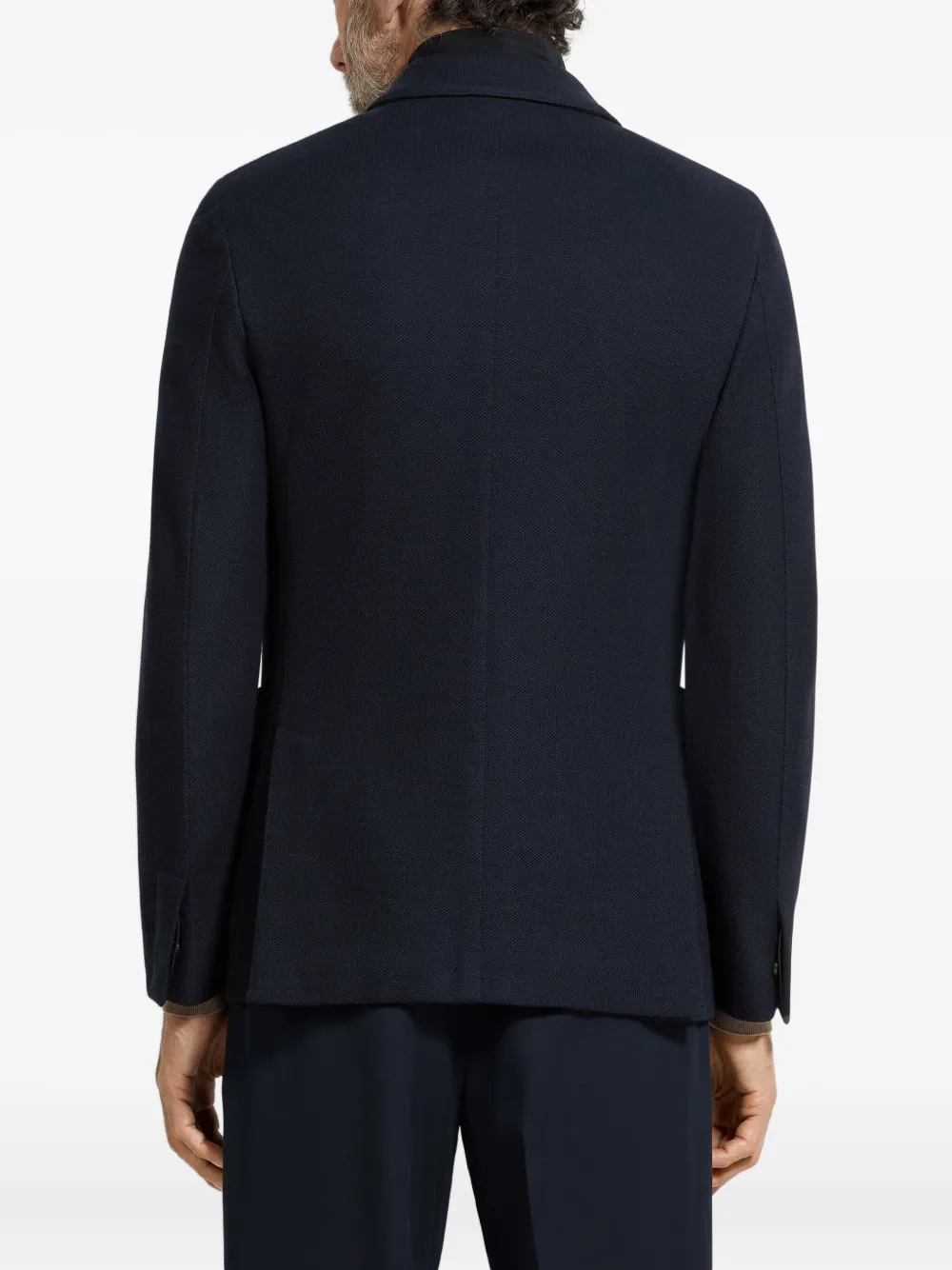 Zegna Gelaagde blazer Blauw