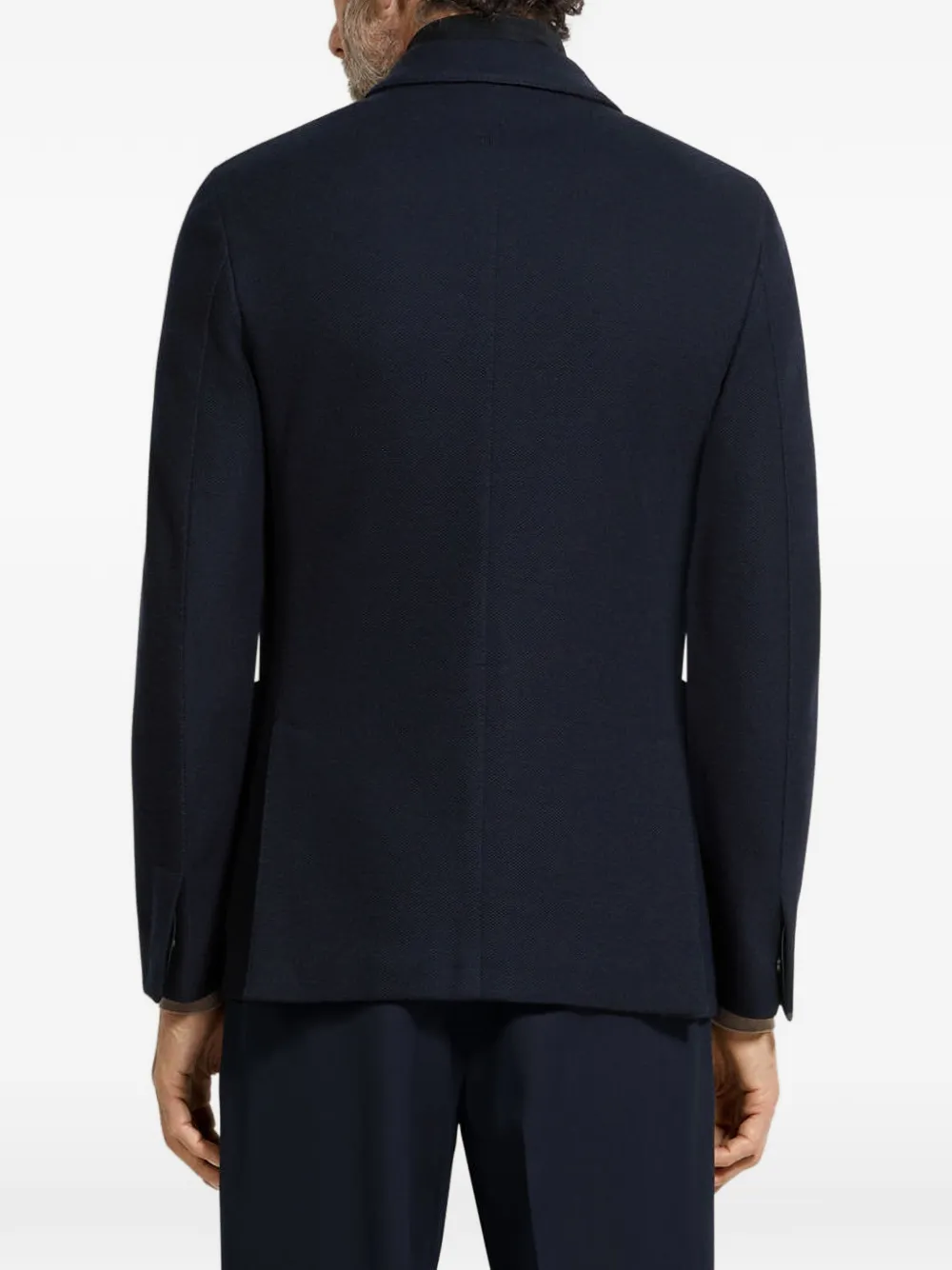 Zegna Gelaagde blazer Blauw