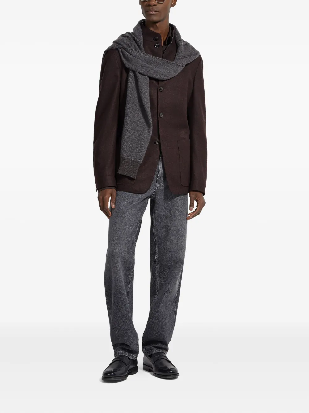 Zegna button-fastening jacket | Shirt Jackets | Image 2