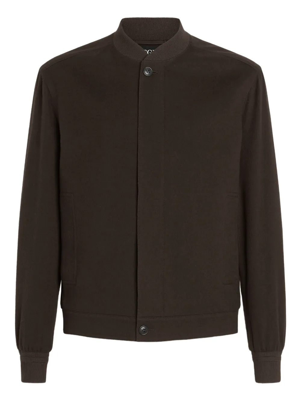 Zegna Oasi kasjmier bomberjack Bruin