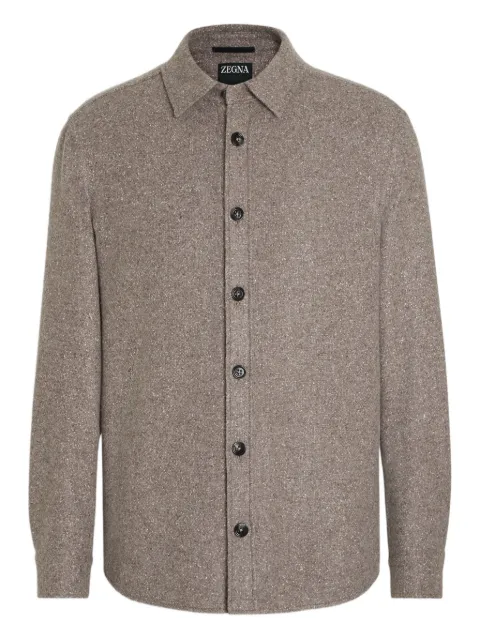 Zegna cashmere-silk overshirt