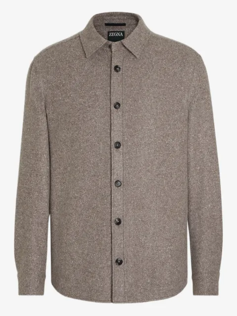 Zegna cashmere-silk overshirt