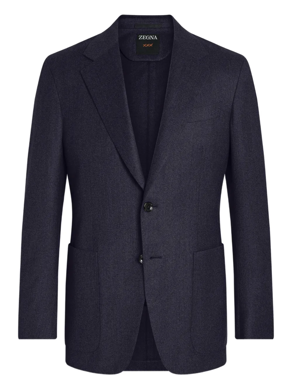 Zegna single-breasted wool blazer | Blue | Image 1