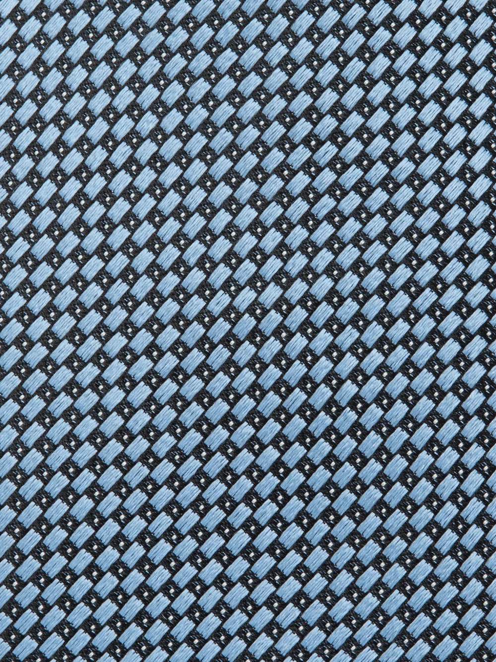  Zegna Geometric-pattern Silk Tie - Blue 