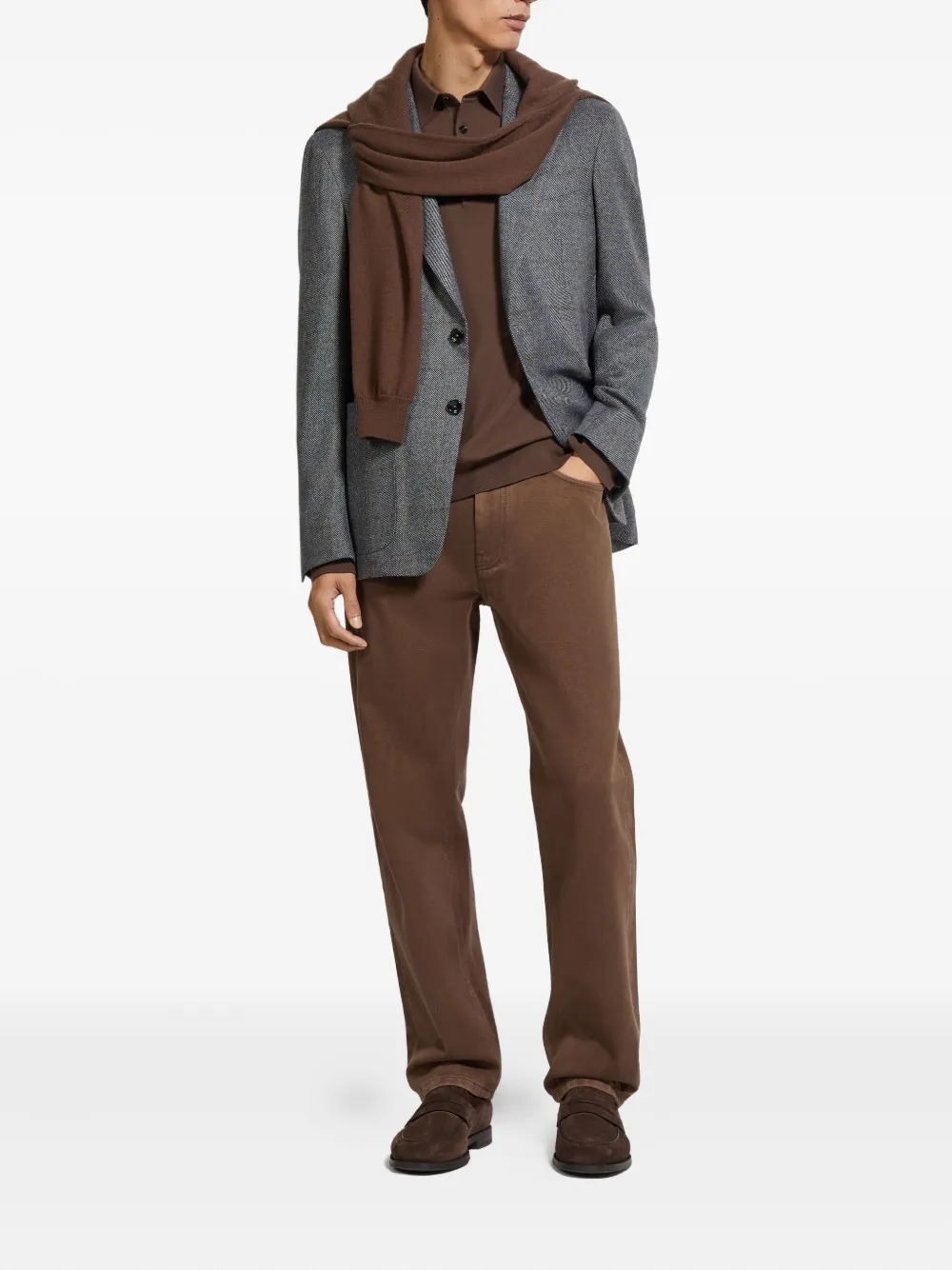 Zegna checked cashmere blazer | Blazers | Image 2