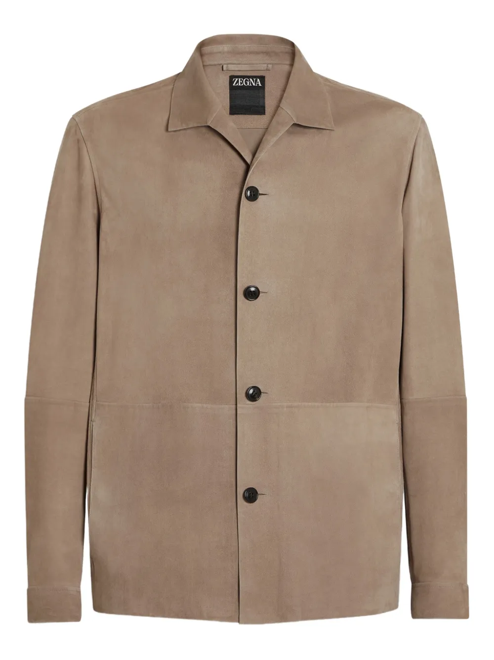 Zegna sheepskin buttoned chore jacket