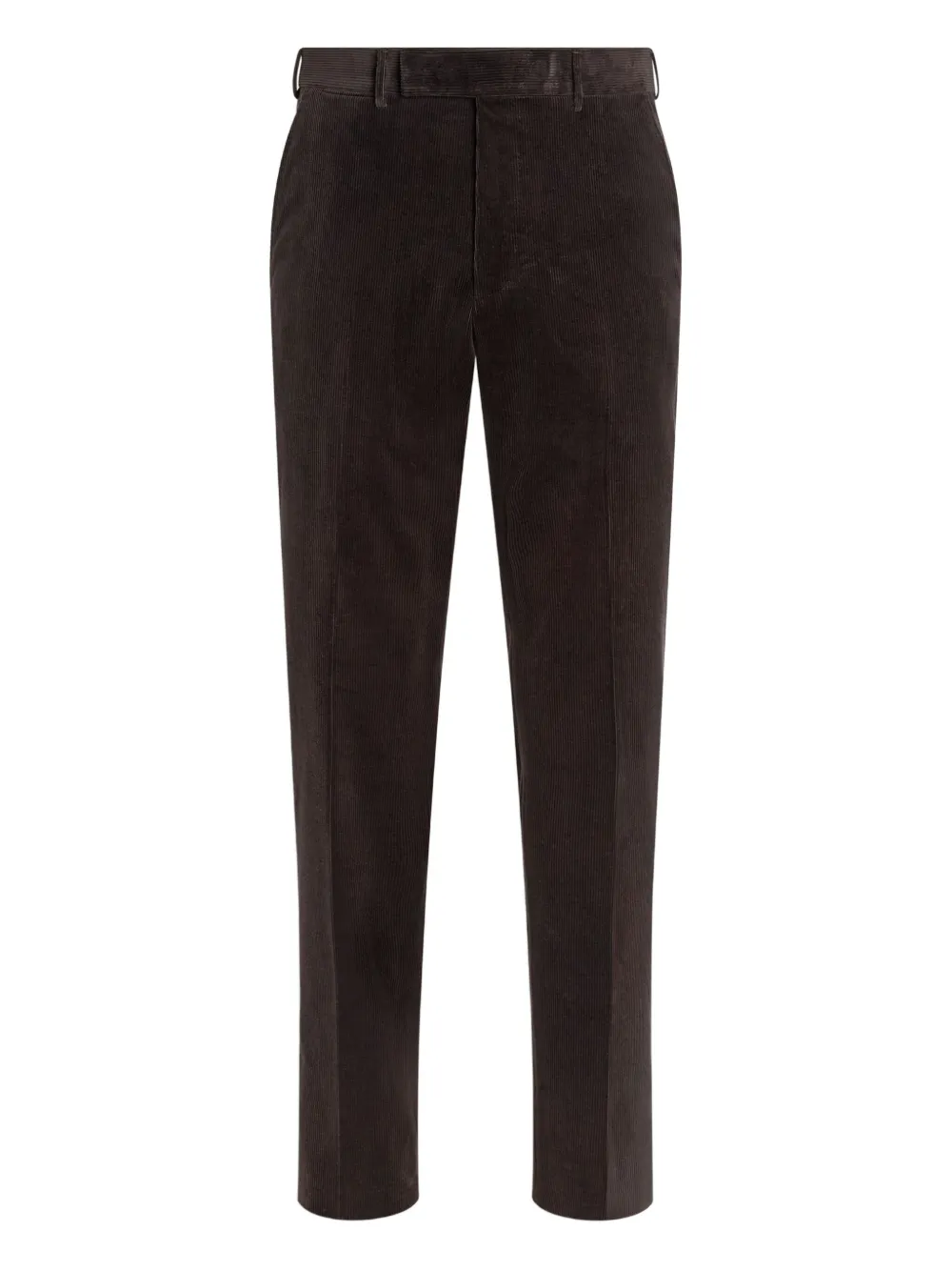 Zegna straight-leg corduroy trousers | Brown | Image 1