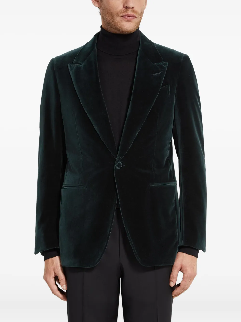 Zegna Katoenen blazer Groen
