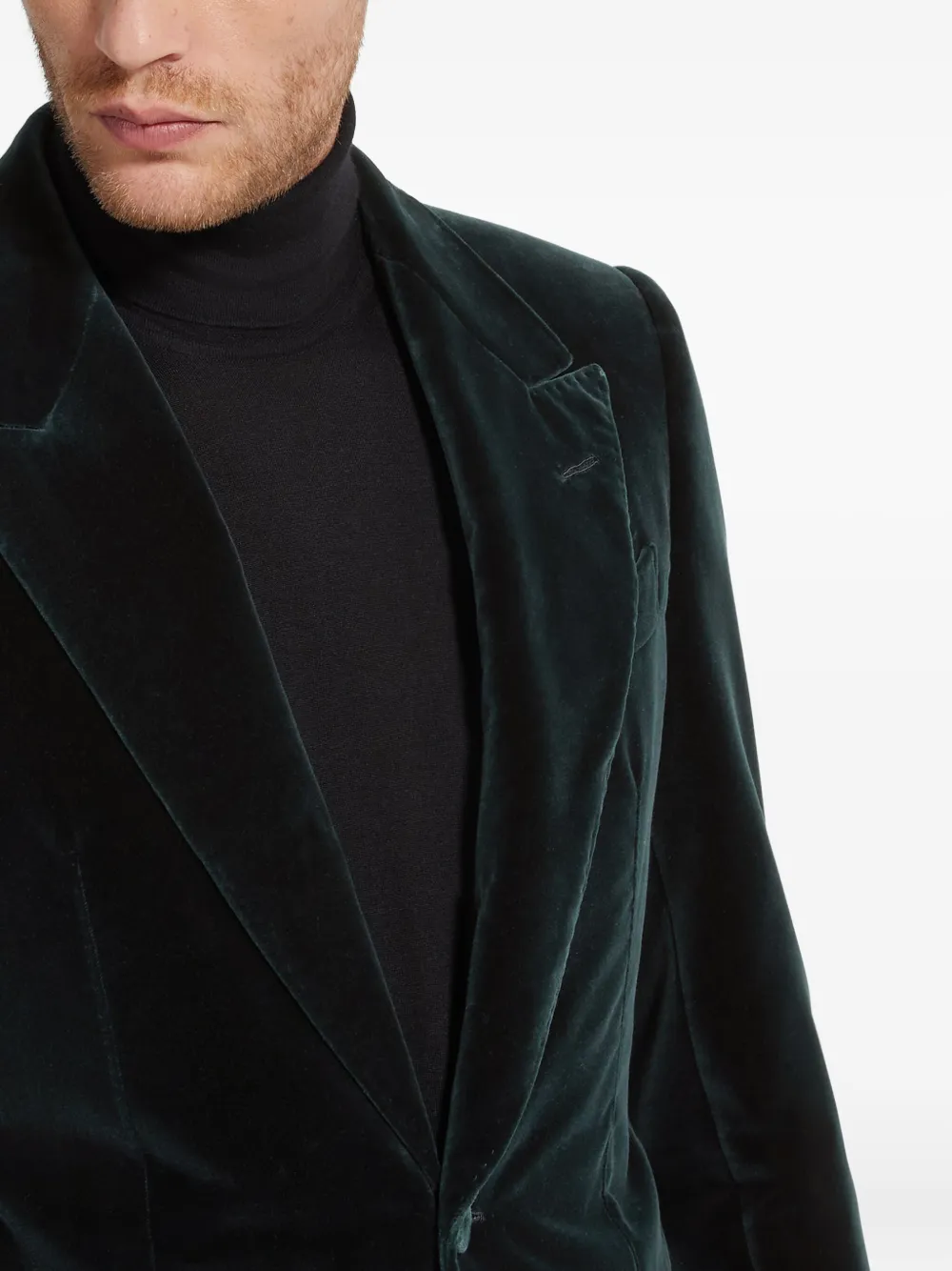 Zegna Katoenen blazer Groen