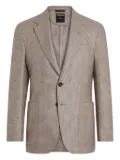 Zegna houndstooth blazer - Neutrals