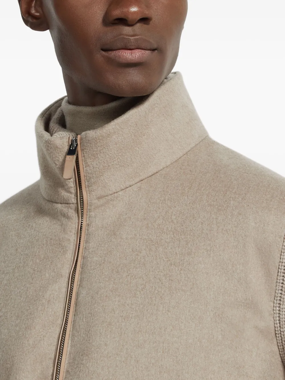 Zegna Oasi-kasjmier vest Beige