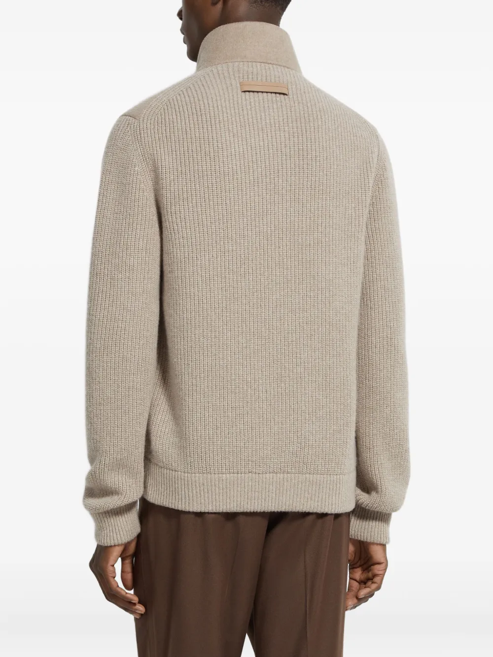 Zegna Oasi-kasjmier vest Beige