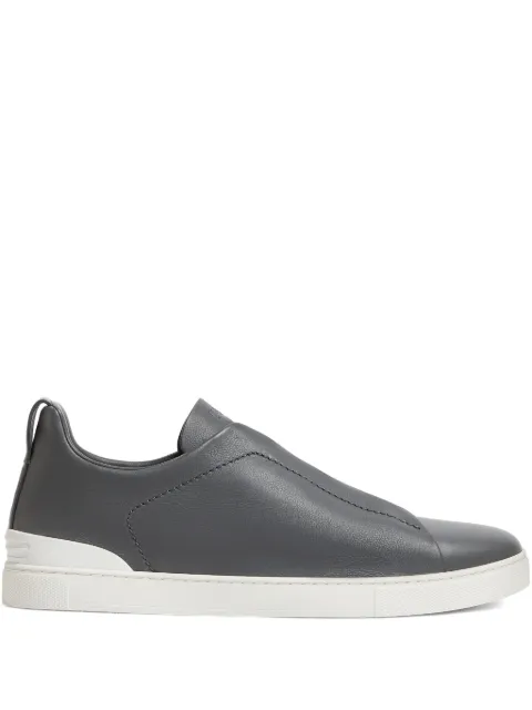 Zegna leather sneakers
