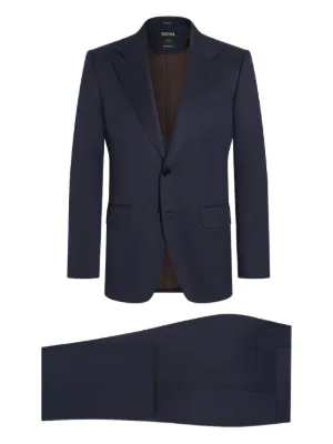 Zegna カシミアスーツ | ブルー | FARFETCH JP