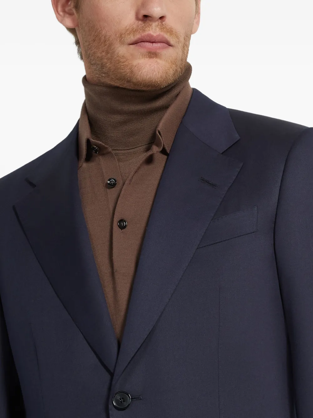 Zegna Centoventimila wollen pak Blauw