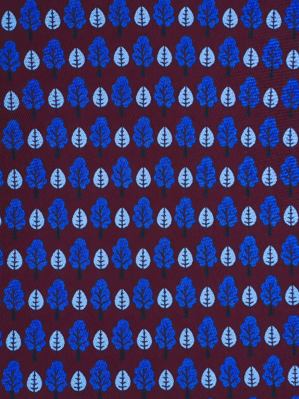 Zegna cravate en soie à imprimé végétal | Image 2