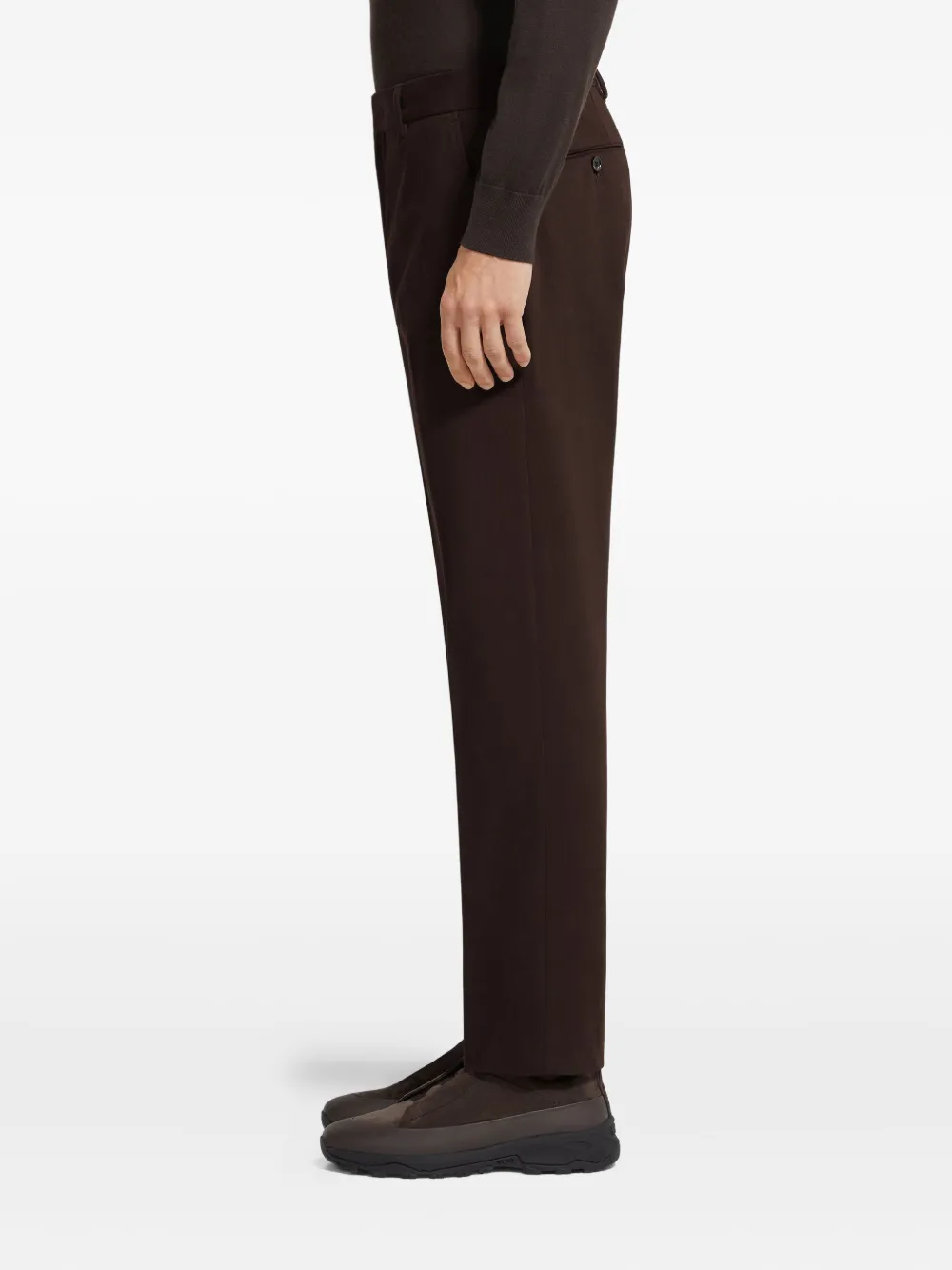 Zegna Straight broek Bruin