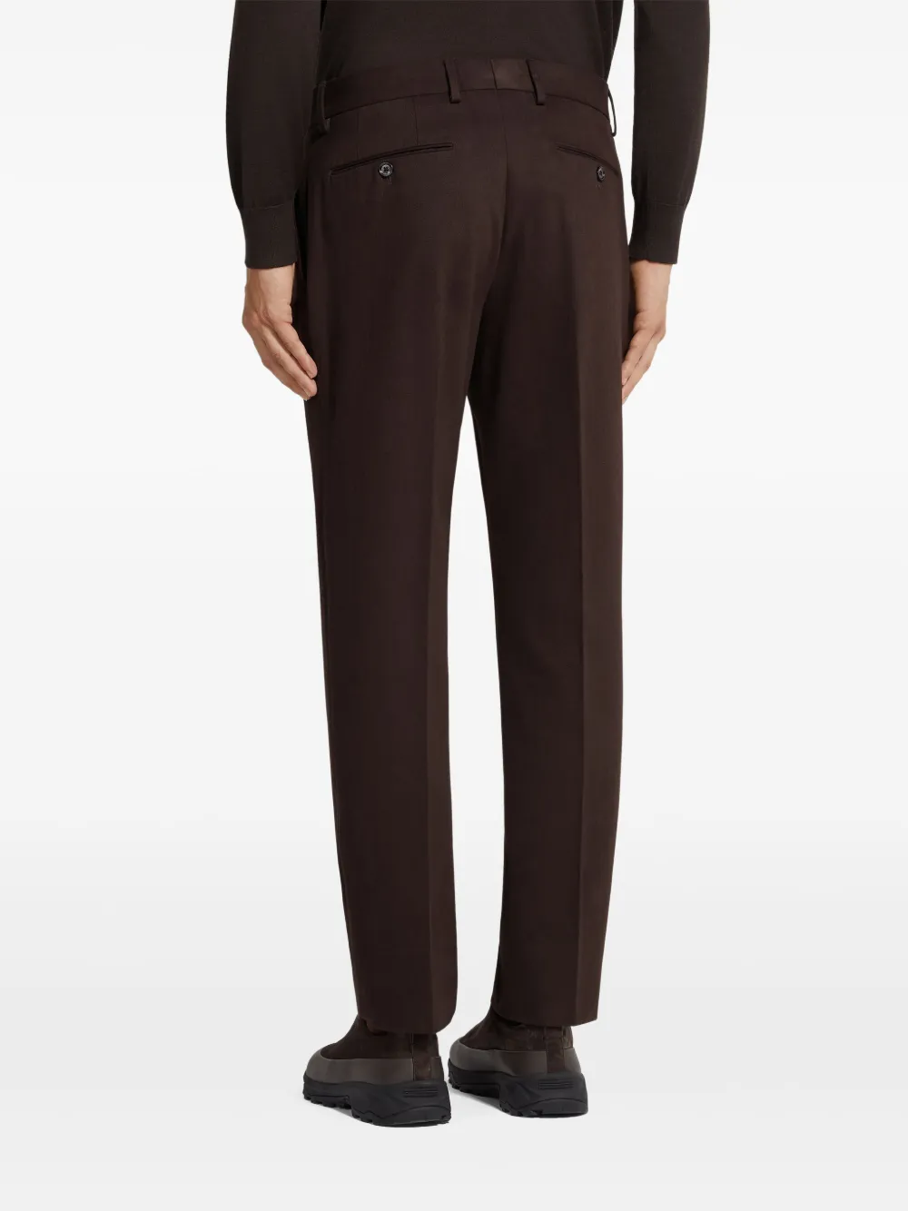 Zegna Straight broek Bruin