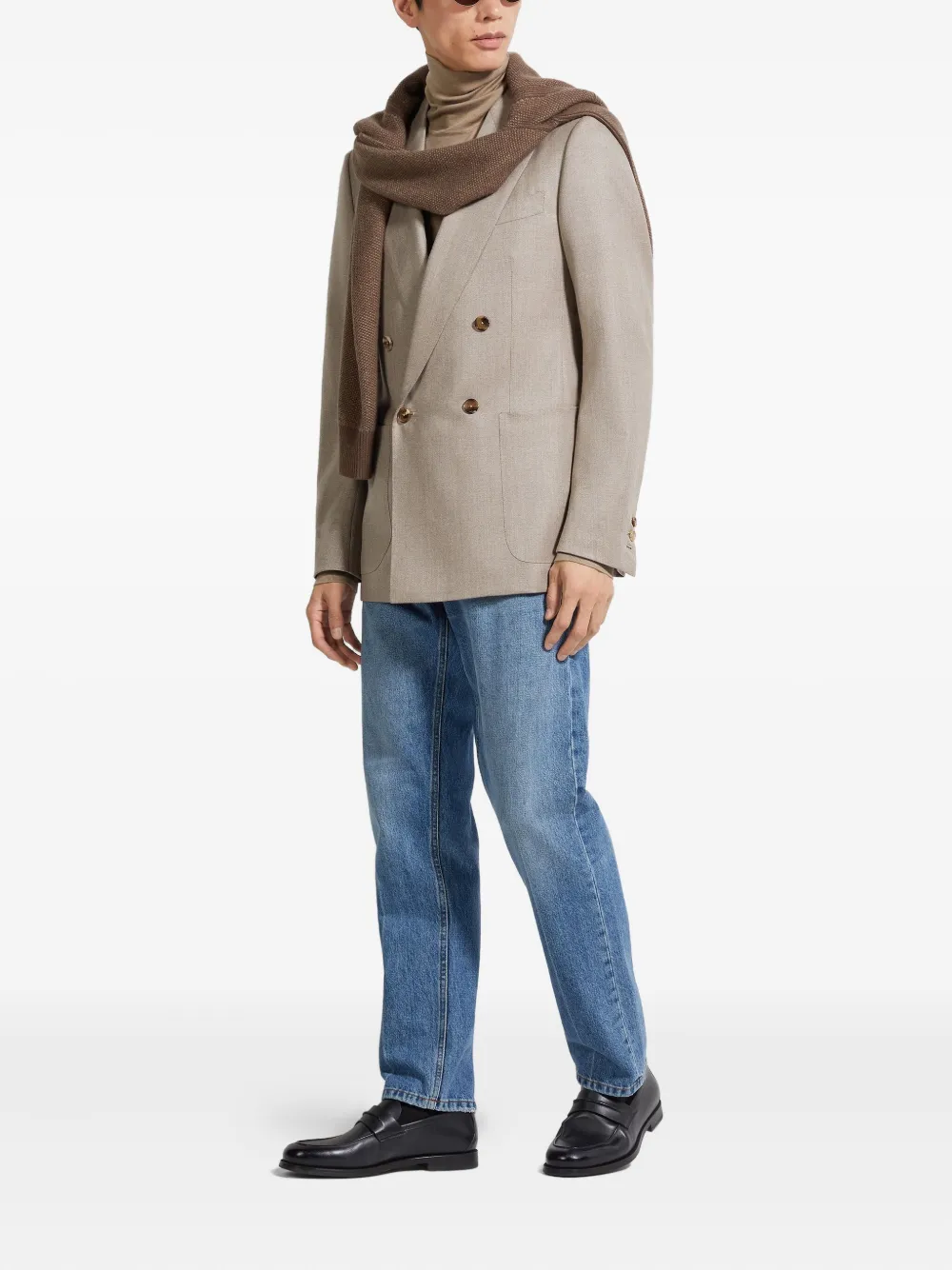 Zegna double-breasted wool jacket | Suit & Dinner Jackets | Image 2