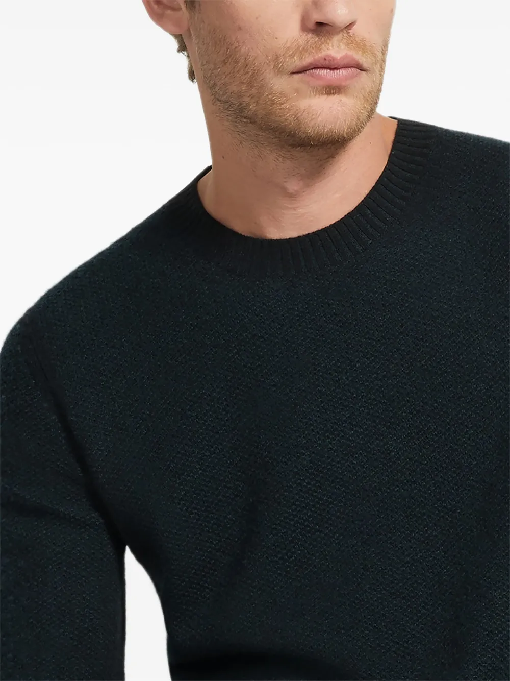 Zegna Oasi trui met ronde hals Blauw