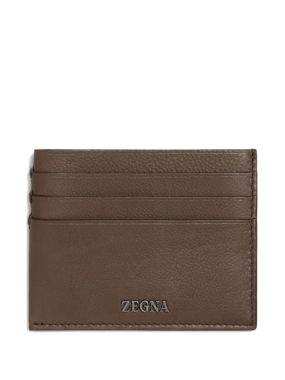 Zegna leather card holder | Brown | Image 1