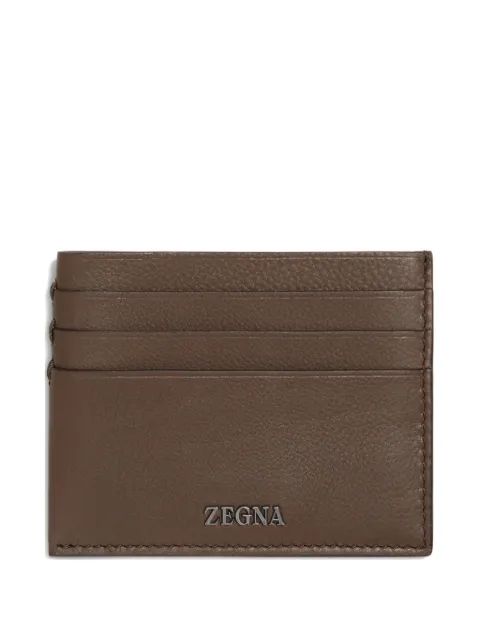 Zegna leather card holder