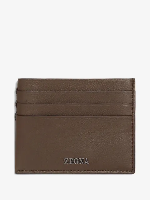 Zegna tarjetero de piel