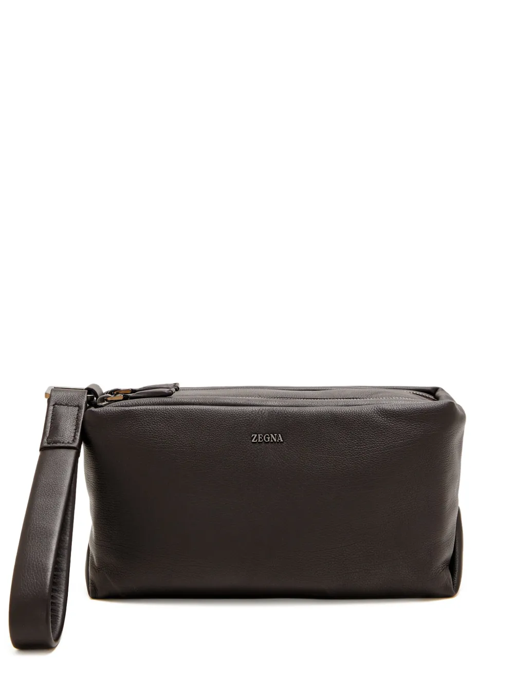 Zegna Secondskin pouch bag | Brown | Image 1