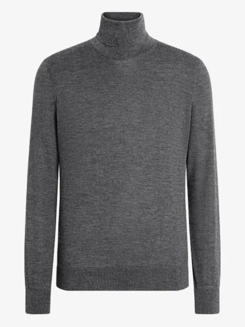 Zegna suéter con cuello de tortuga