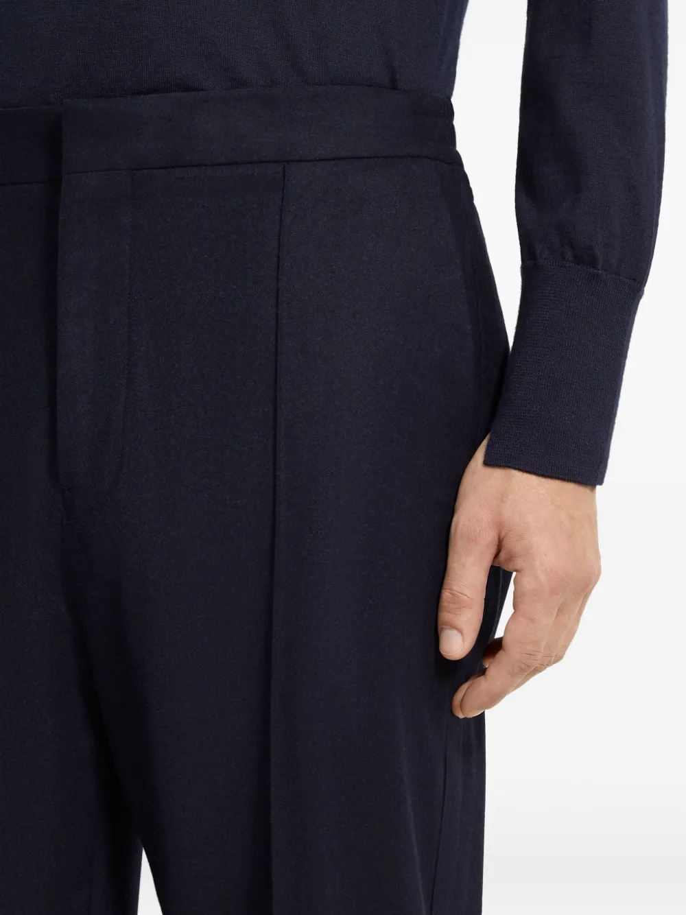 Zegna Geplooide pantalon Blauw