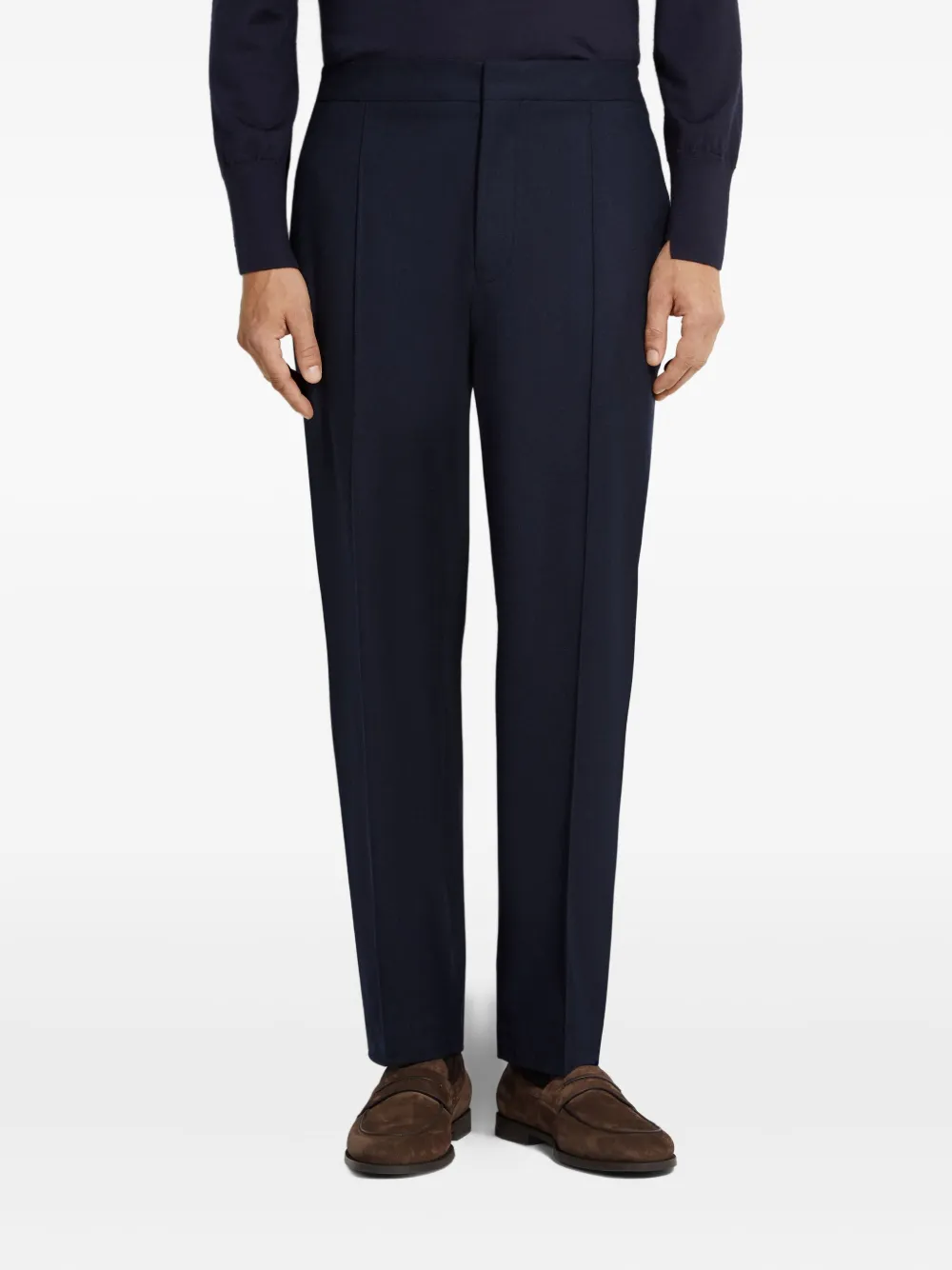 Zegna Geplooide pantalon Blauw