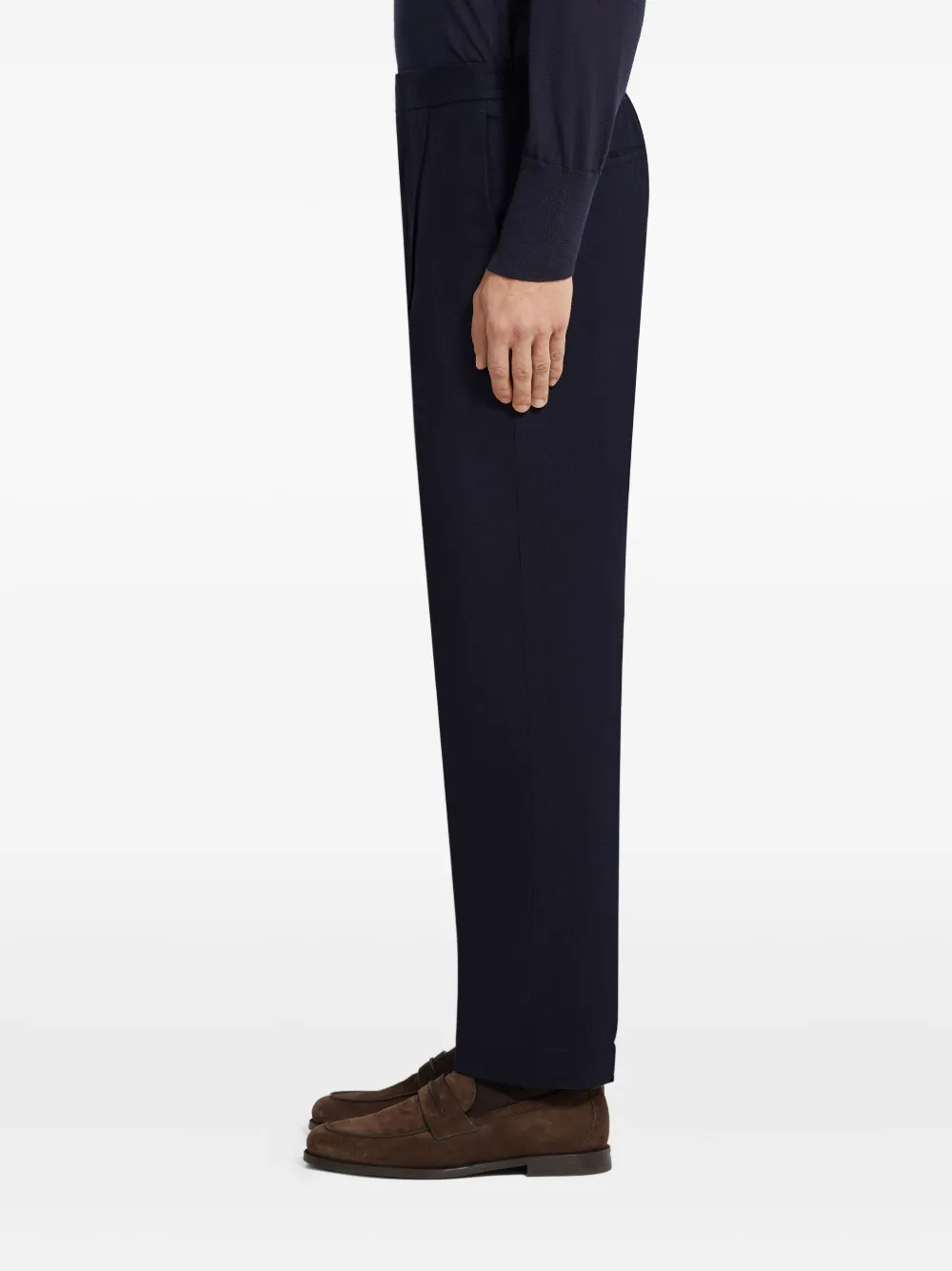 Zegna Geplooide pantalon Blauw