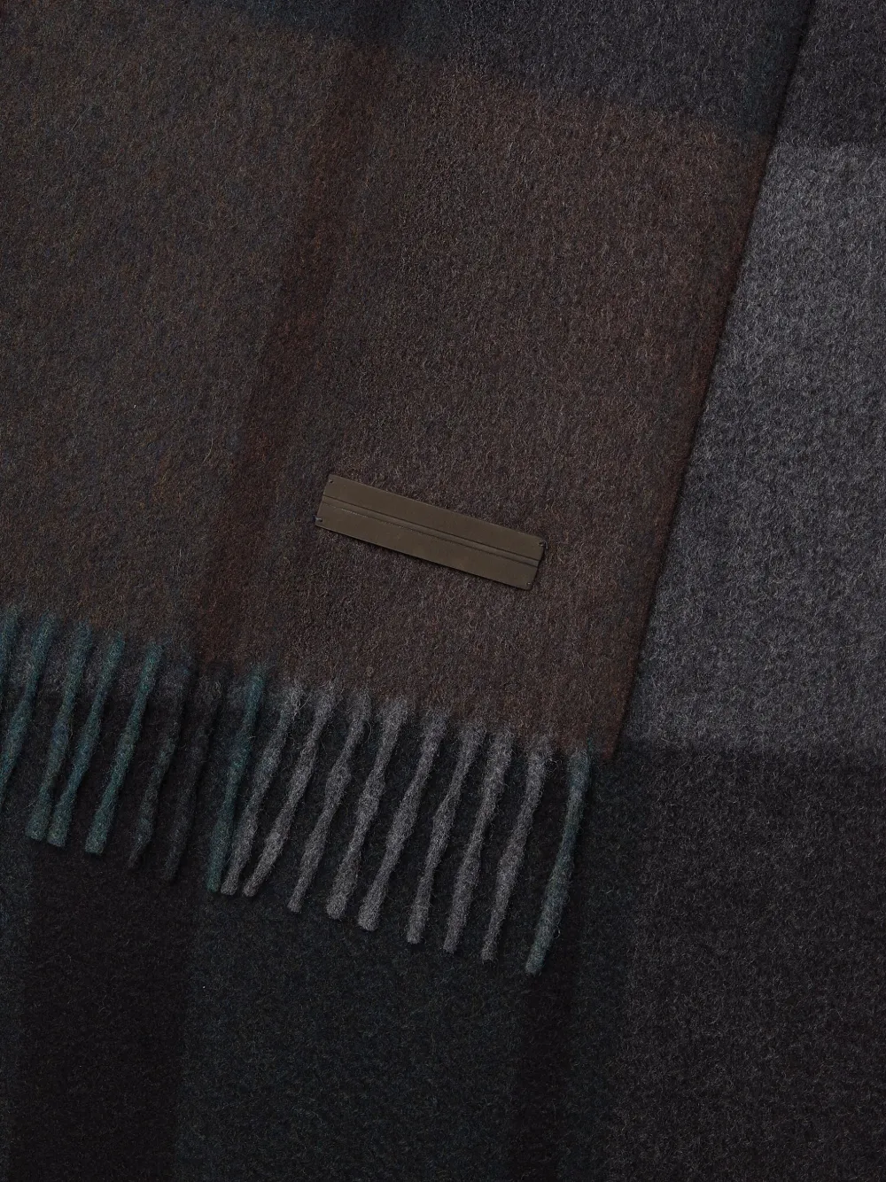 Zegna Oasi-kasjmier sjaal - Bruin