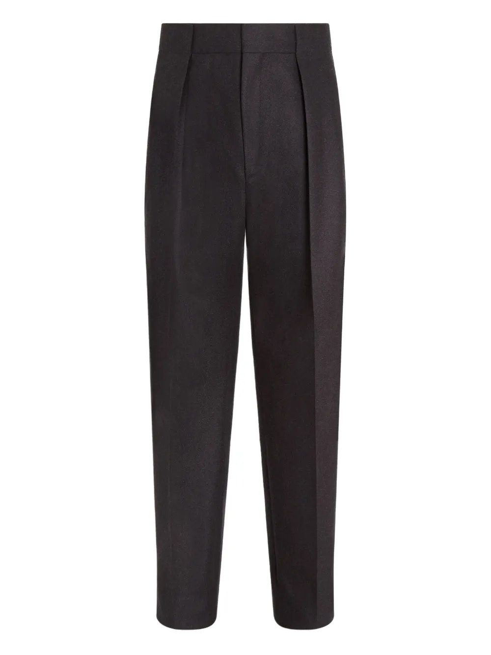 Zegna pleated wool trousers | Brown | Image 1