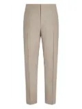 Zegna elasticated-waist wool trousers - Neutrals
